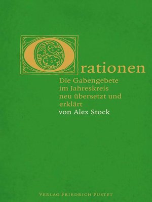 cover image of Orationen